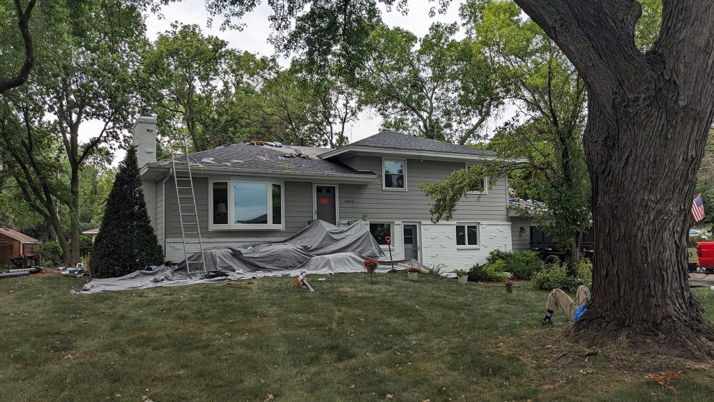 storm damage roof repair