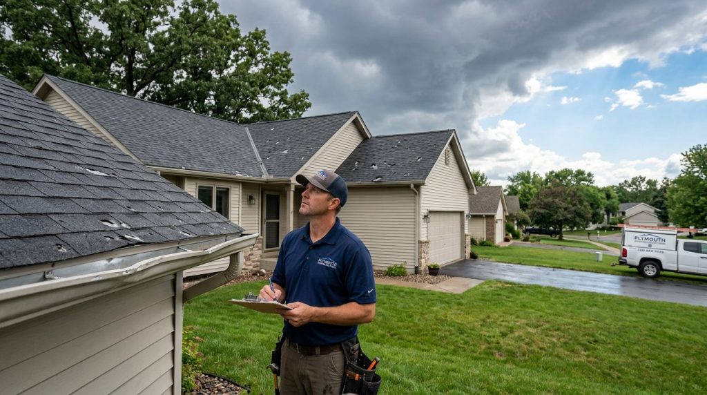 hail damage roof repair services plymouth mn