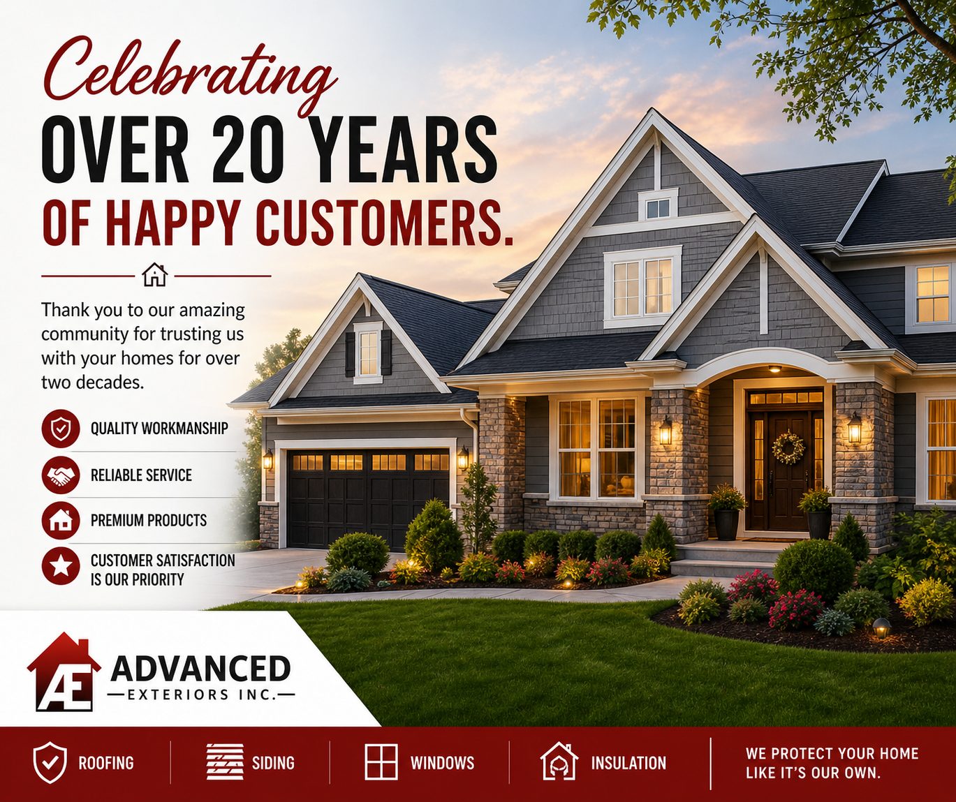 Advanced Exteriors MN - Hail Damage Roof Replacement